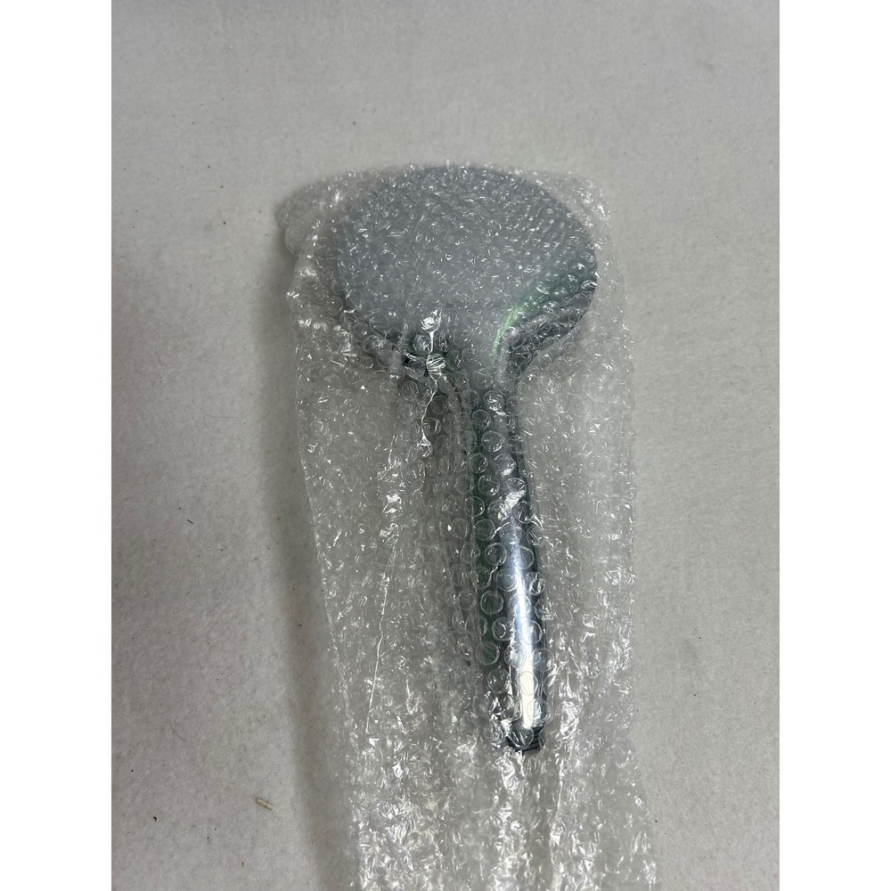 Modern Chrome Handheld Shower Head Multi-Setting Spray 5 Inch Round Face Silver - Picture 5 of 9